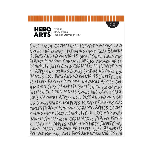 Hero Arts - Cozy Vibes Cling Stamp