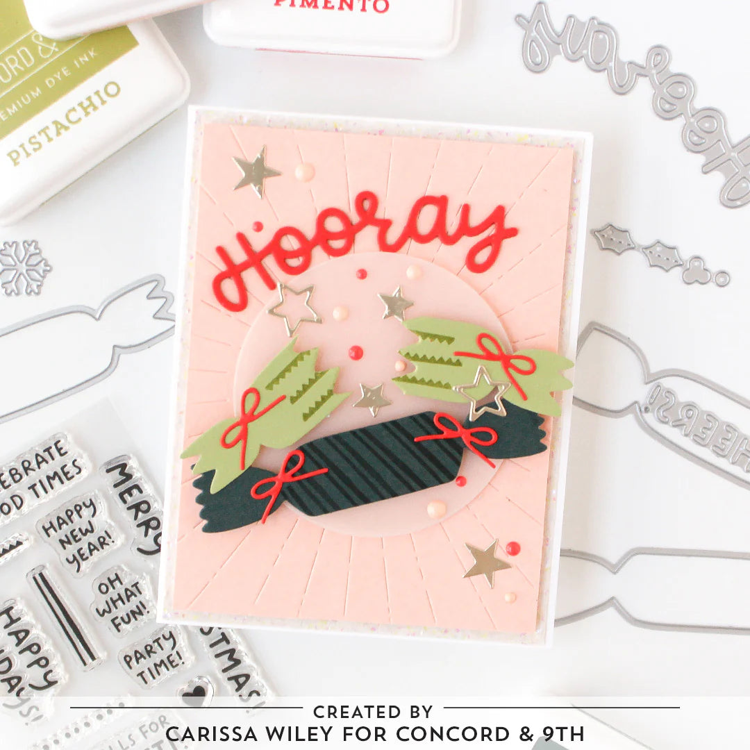 Concord & 9th - Christmas Crackers Stamp & Die Bundle