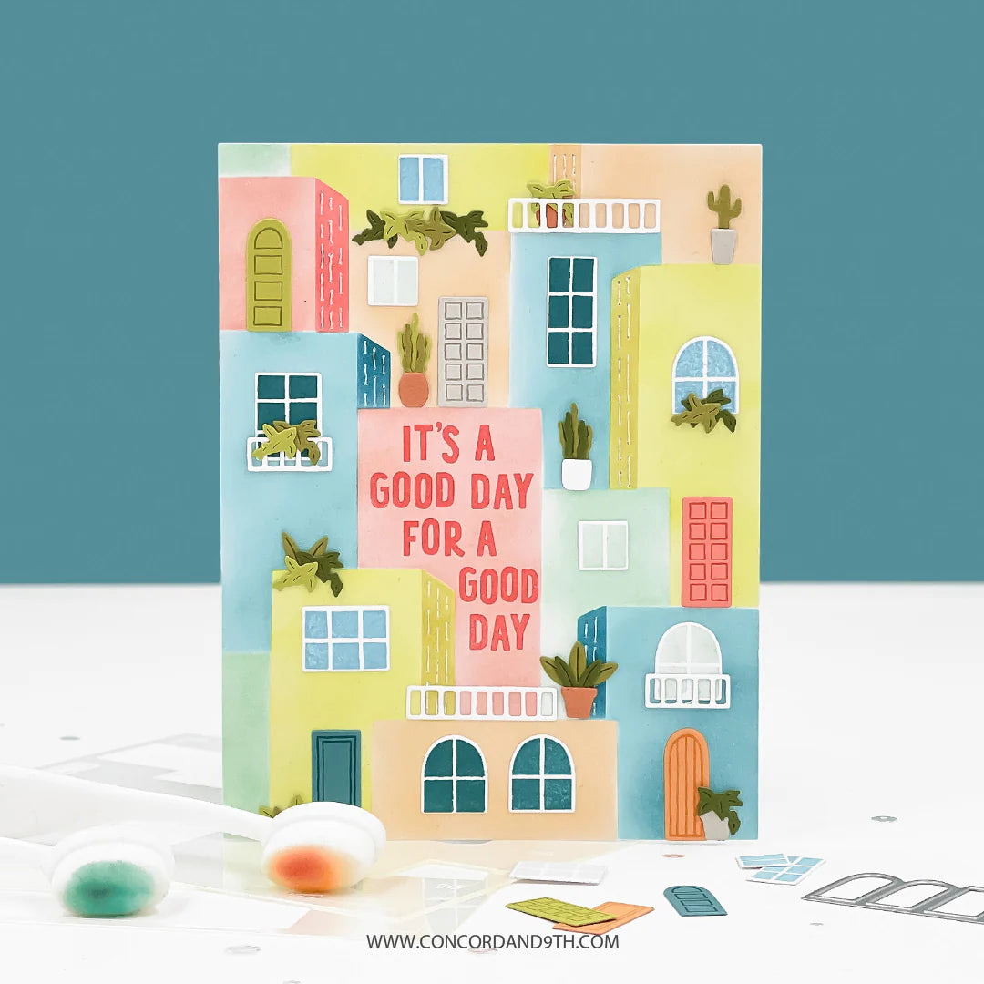 Concord & 9th - City Block Stamp, Stencil & Die Bundle