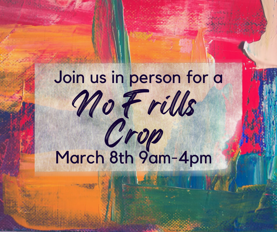 No Frills Crop - Sat. March. 8th