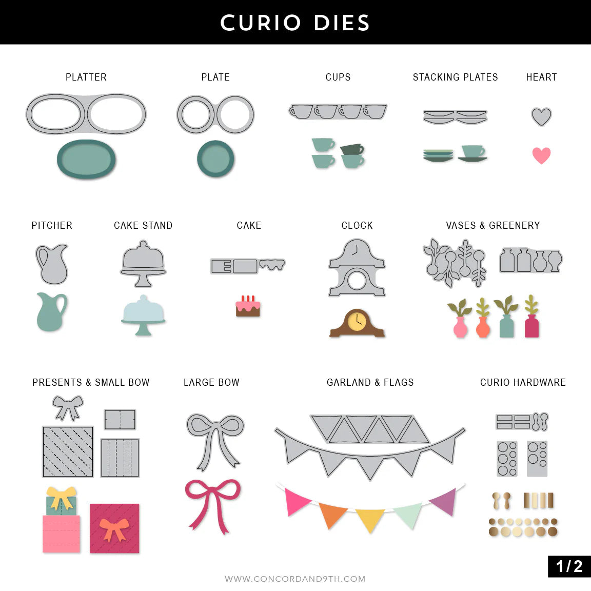 Concord & 9th - Curio Stamp & Die Bundle