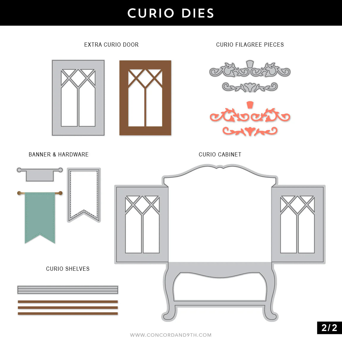 Concord & 9th - Curio Stamp & Die Bundle