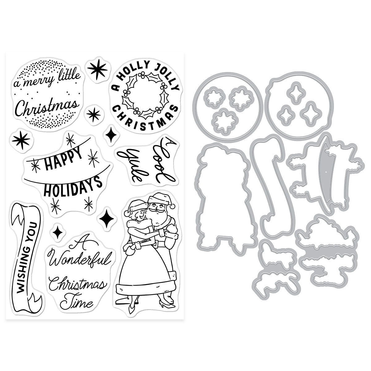 Hero Arts - Wishing You Stamp & Cut Bundle