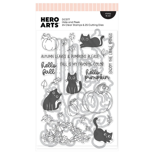 Hero Arts - Hide and Peek Stamp & Cut Bundle