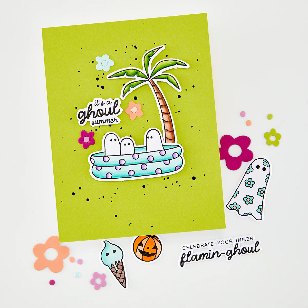 Hero Arts - Beach Boos Stamp & Cut Bundle