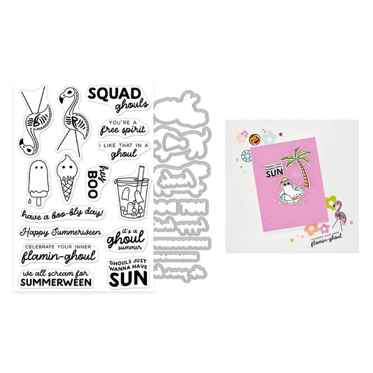 Hero Arts - Ghoul Summer Stamp & Cut Bundle