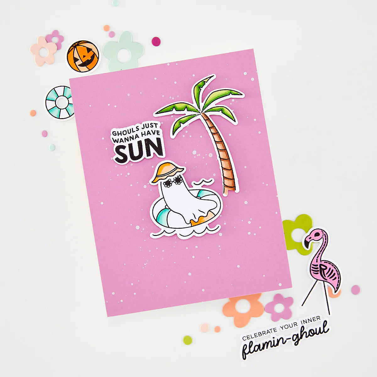 Hero Arts - Beach Boos Stamp & Cut Bundle