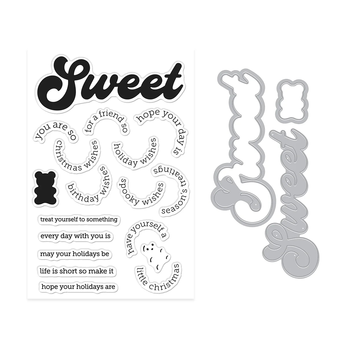 Hero Arts - Sweet Wishes Stamp & Die Bundle