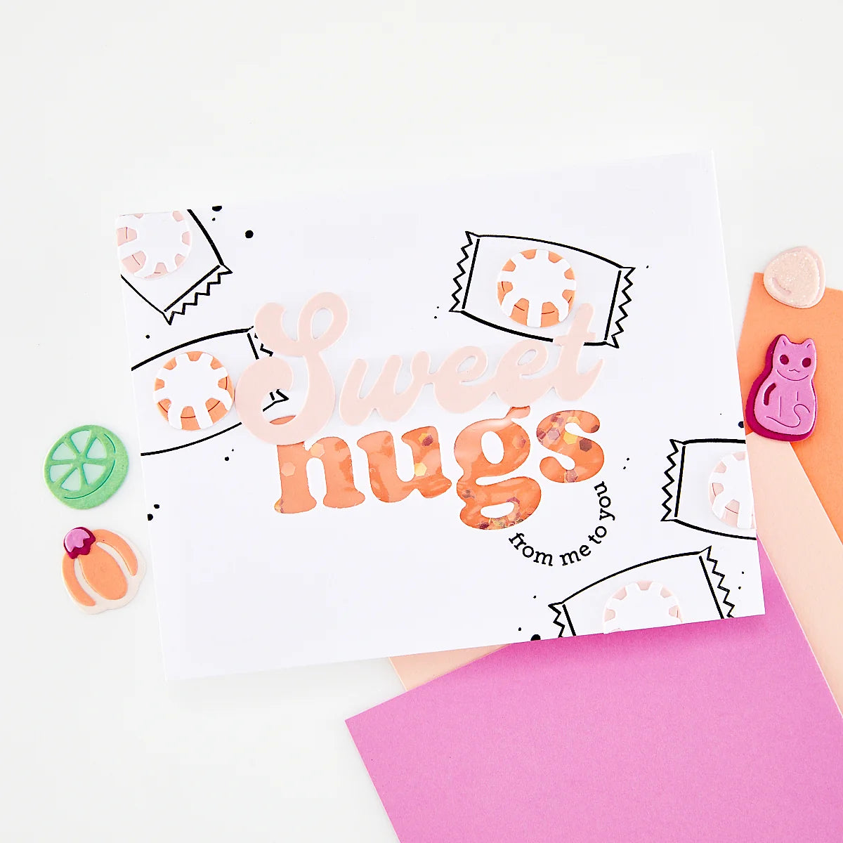 Hero Arts - Candy Wrappers Stamp & Die Bundle