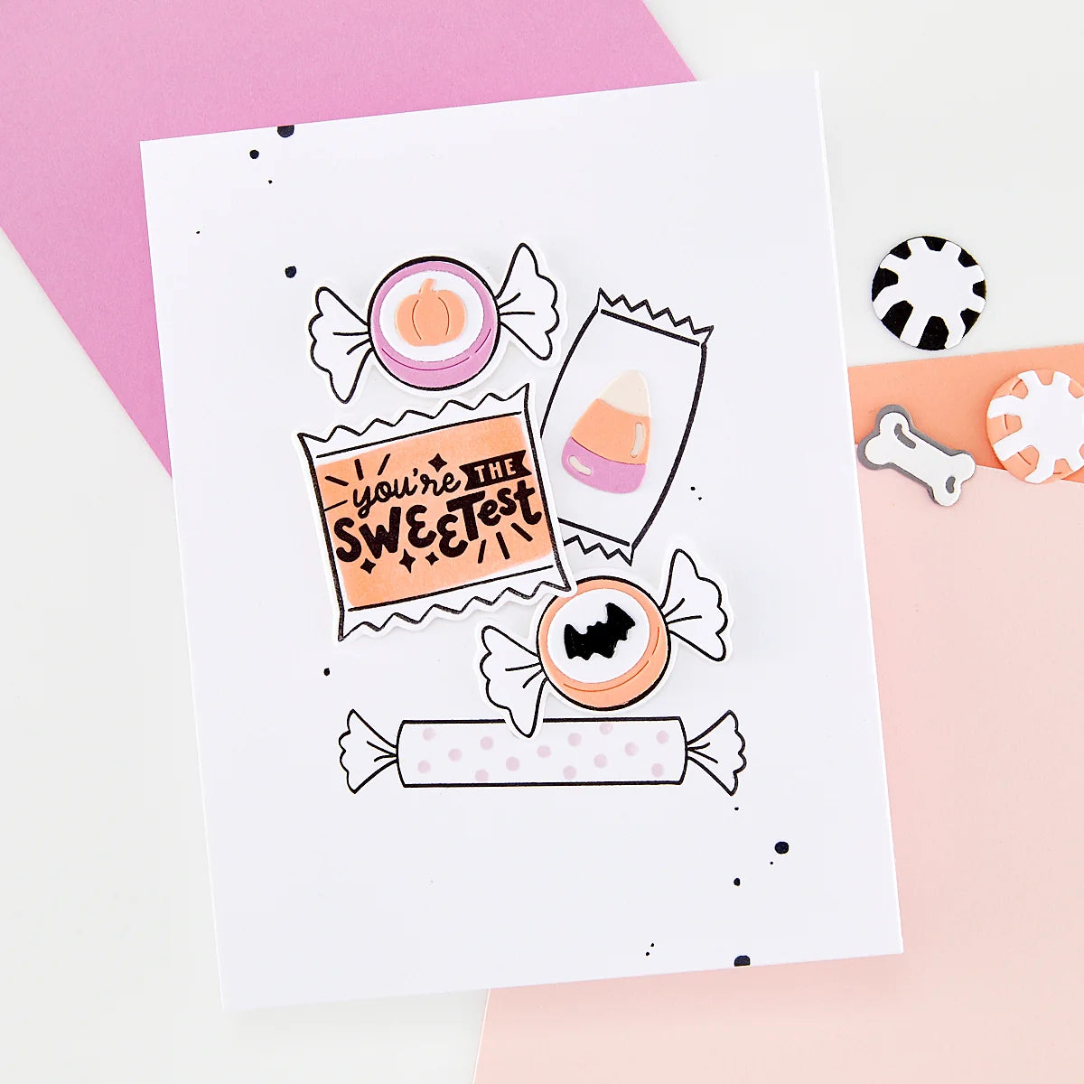 Hero Arts - Candy Wrappers Stamp & Die Bundle