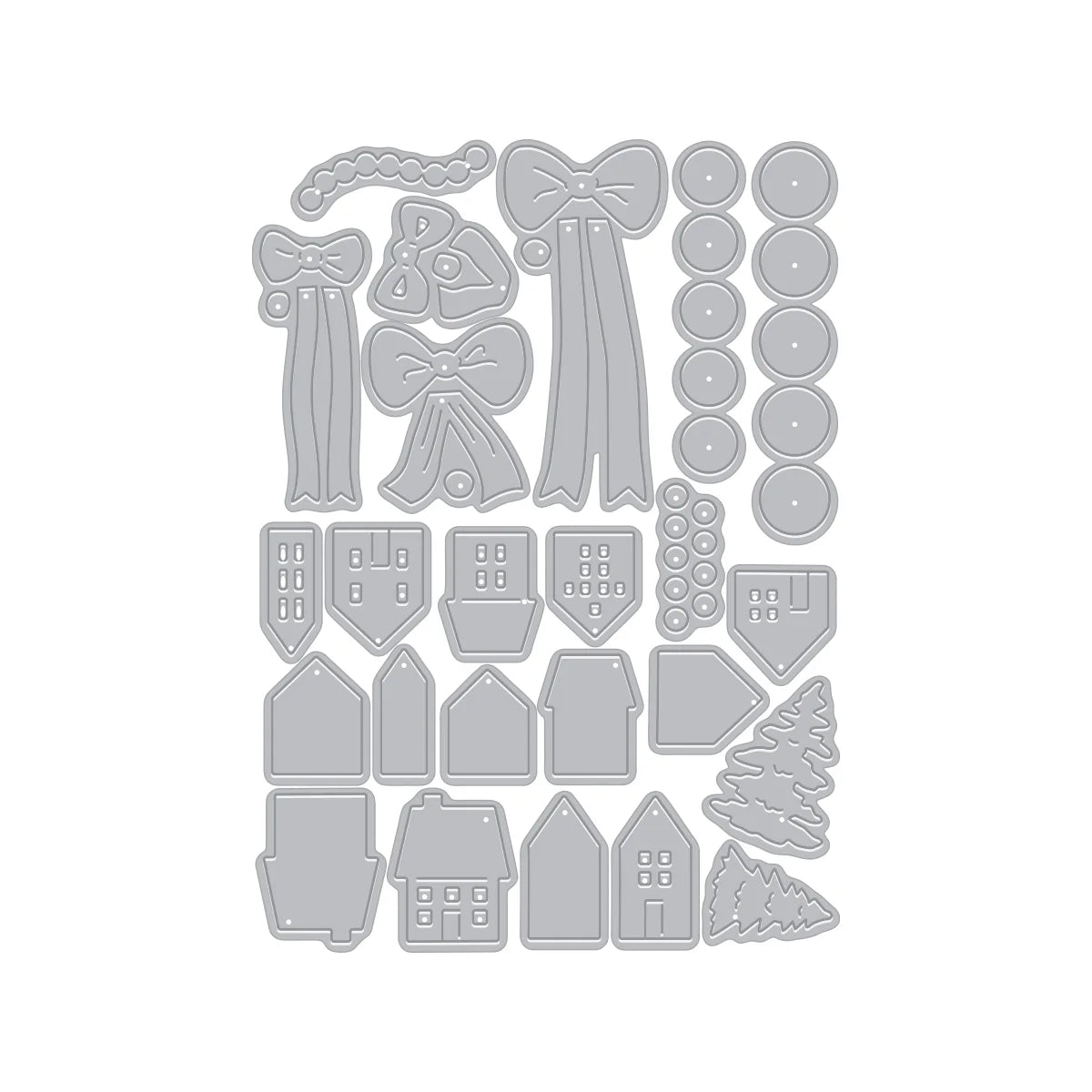 Hero Arts - Winter Wreath Accessories Die Set