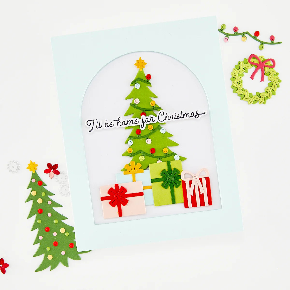 Hero Arts - Winter Words Letterpress + Foil & Cut