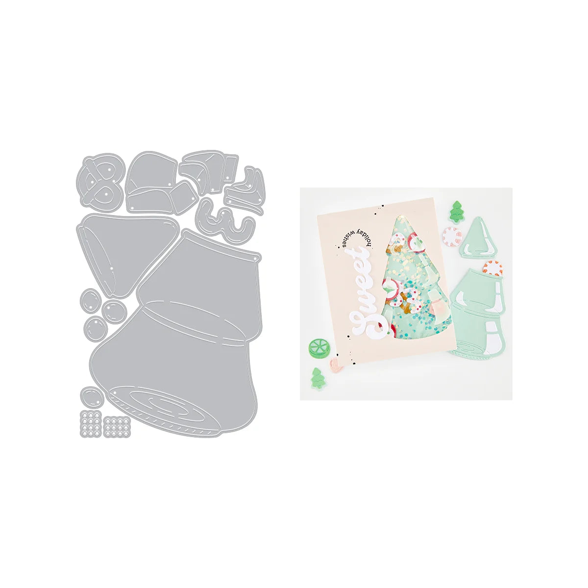 Hero Arts - Christmas Tree Candy Die Set
