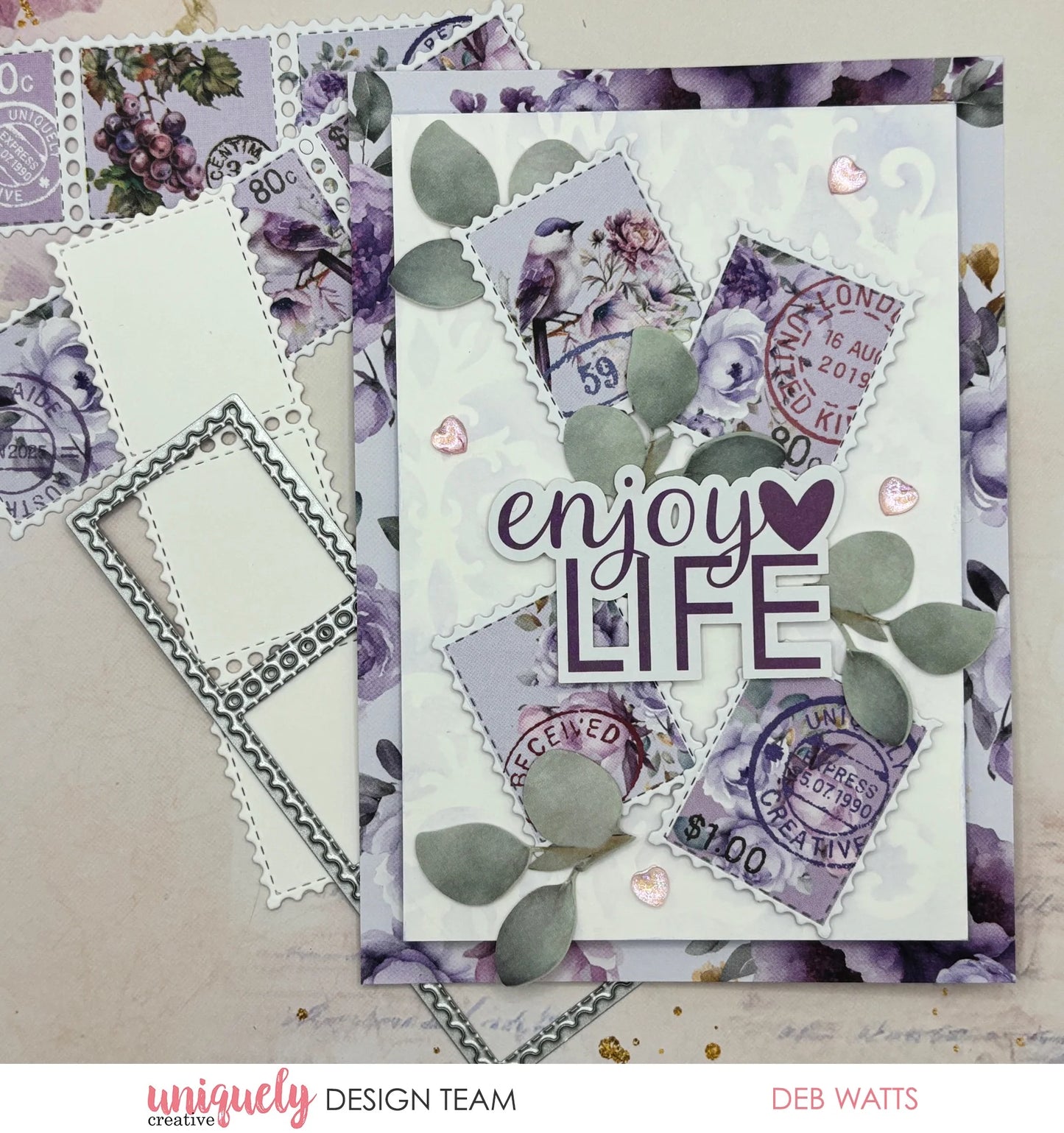 Uniquely Creative - Postage Stamp Strip Die