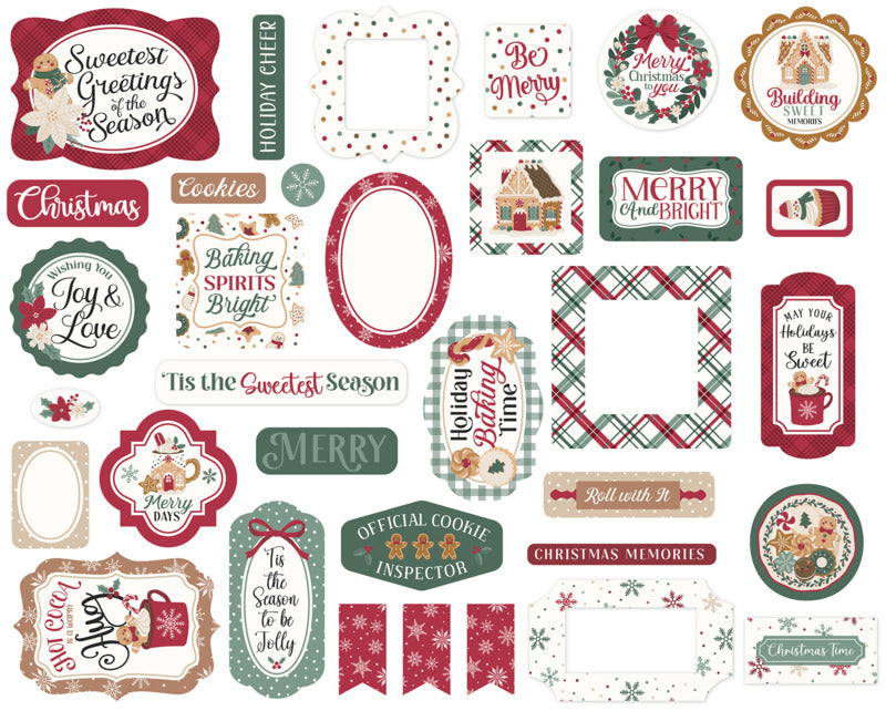 Echo Park - Baking Christmas Cheer - Ephemera