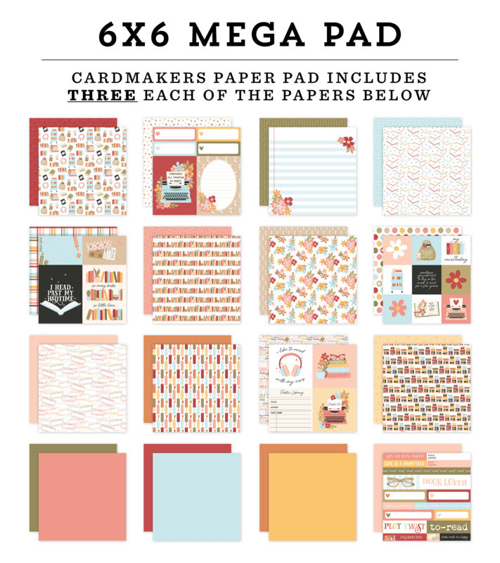Echo Park - Bookish - 6x6 Mega Pad