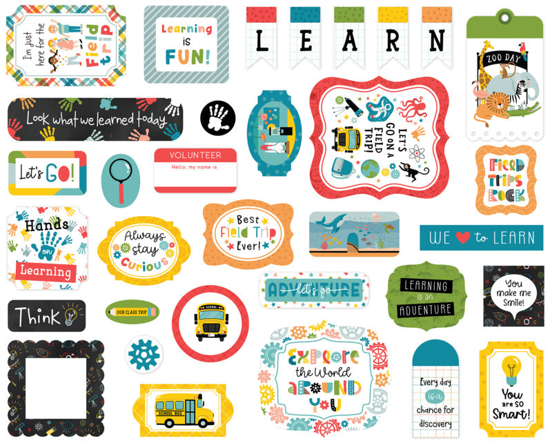 Echo Park - Field Trip - Ephemera Pack