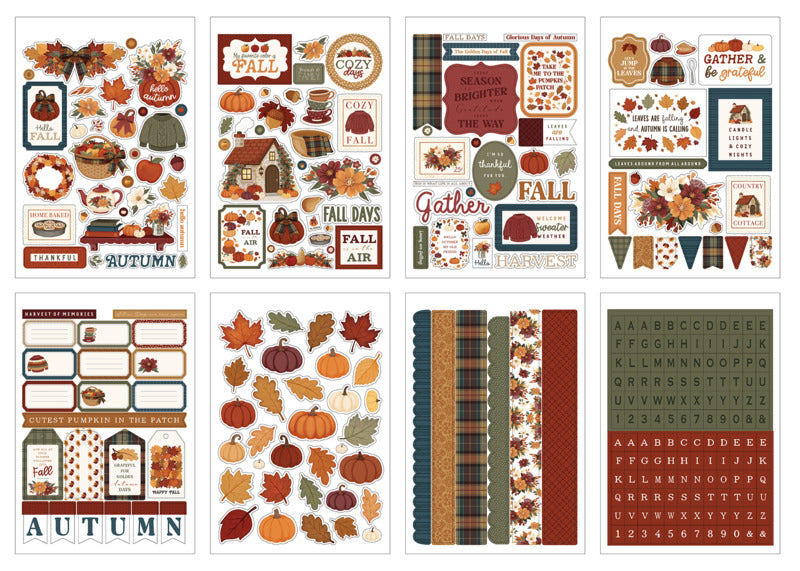 Carta Bella - Here Comes Autumn - Sticker Book