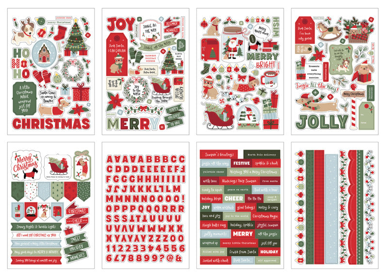 Echo Park - Here Comes Santa Paws - Sticker Book
