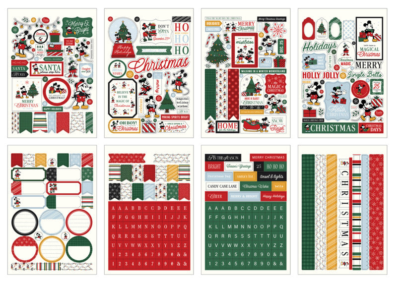 Echo Park - Mouse and Me Christmas - Sticker Book
