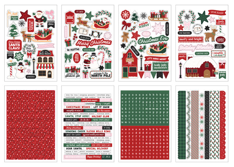 Echo Park - North Pole Christmas - Sticker Book