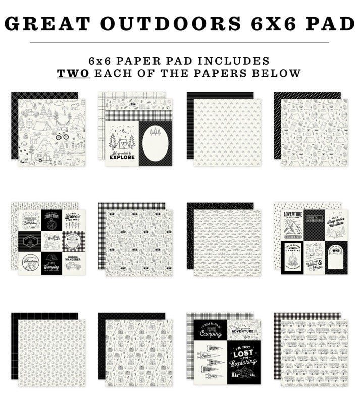 Carta Bella - Great Outdoors - 6x6 Paper Pad