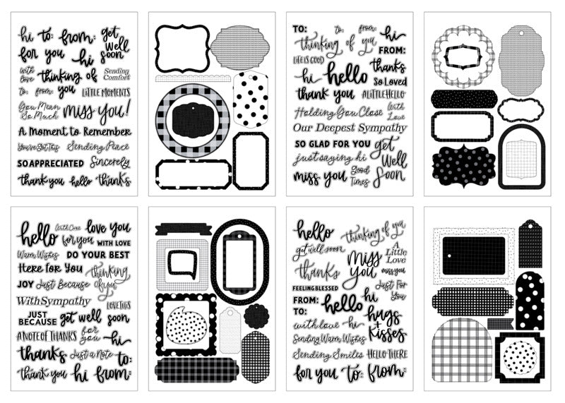 Echo Park - Sticker Book - Everyday Phrases