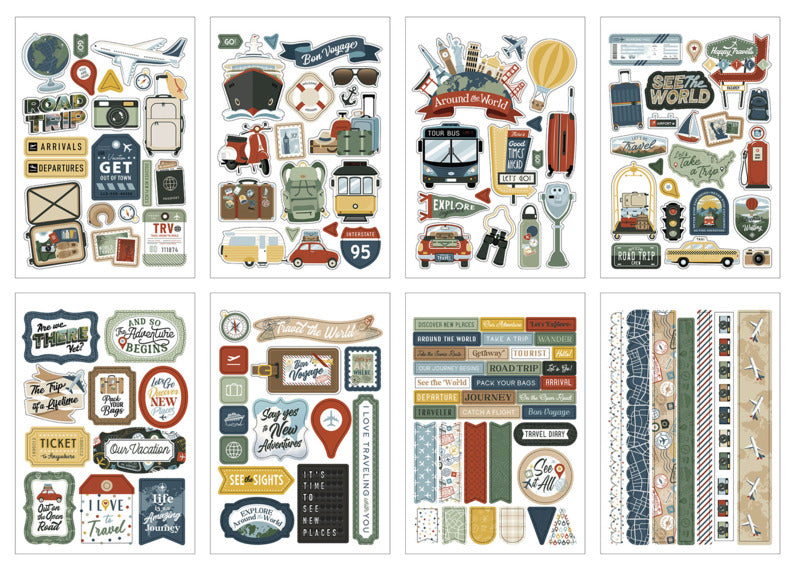 Echo Park - It's Time to Travel - Sticker Book