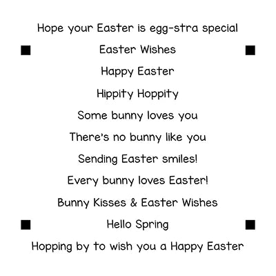 LDRS - Easter Sentiment Stack Stamp Set