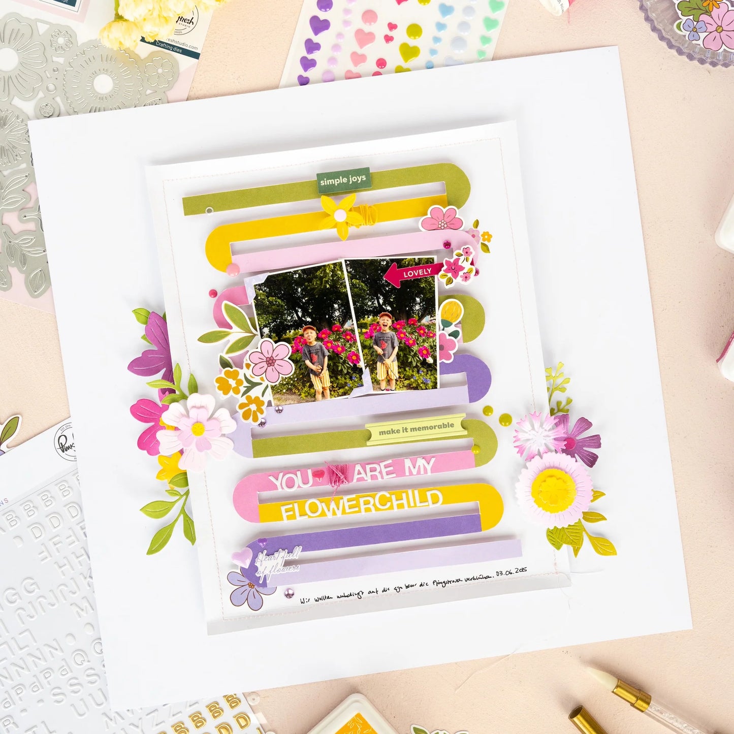 Pinkfresh - Lovely Lane - Floral Ephemera