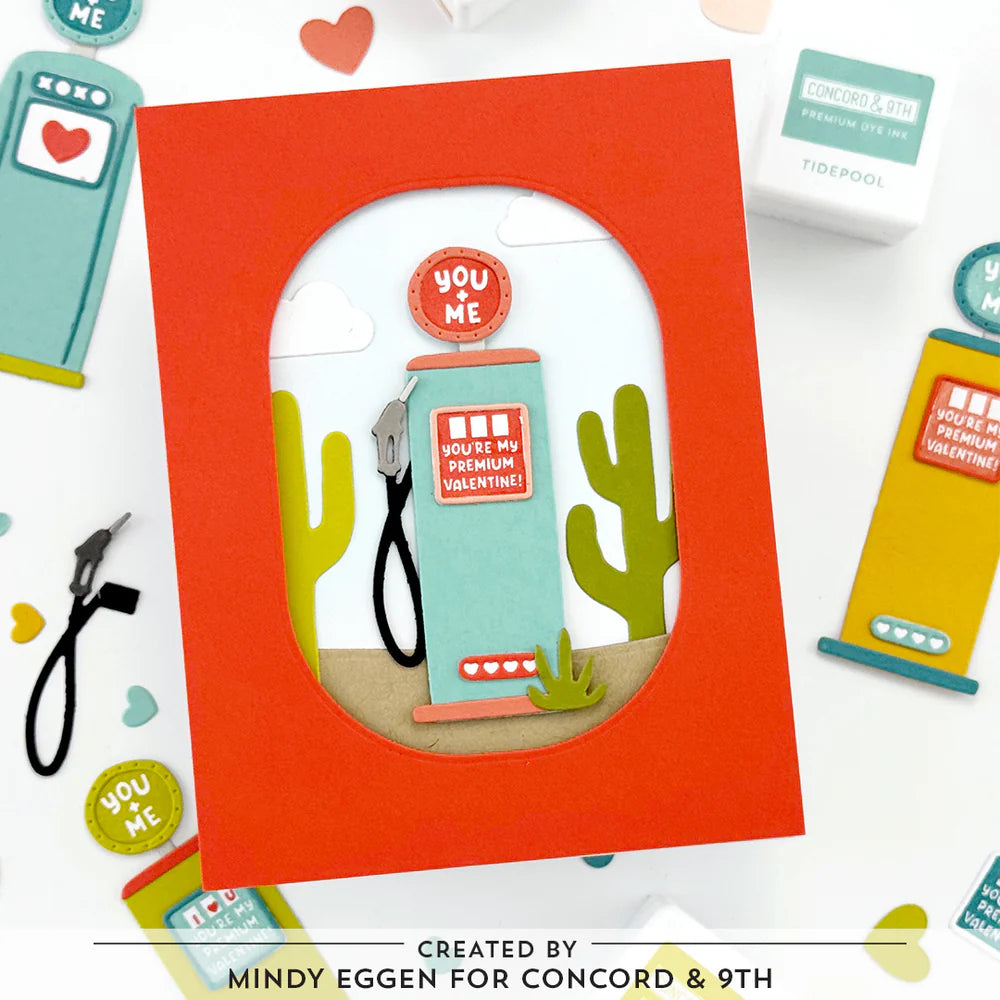 Concord & 9th - Fueled With Love Stamp & Die Bundle