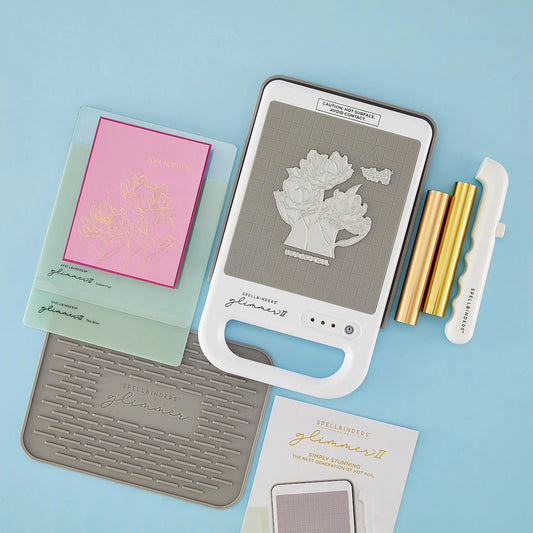 Spellbinders - Glimmer II Hot Foil System & Platinum 6 Die Cutting Machine Bundle