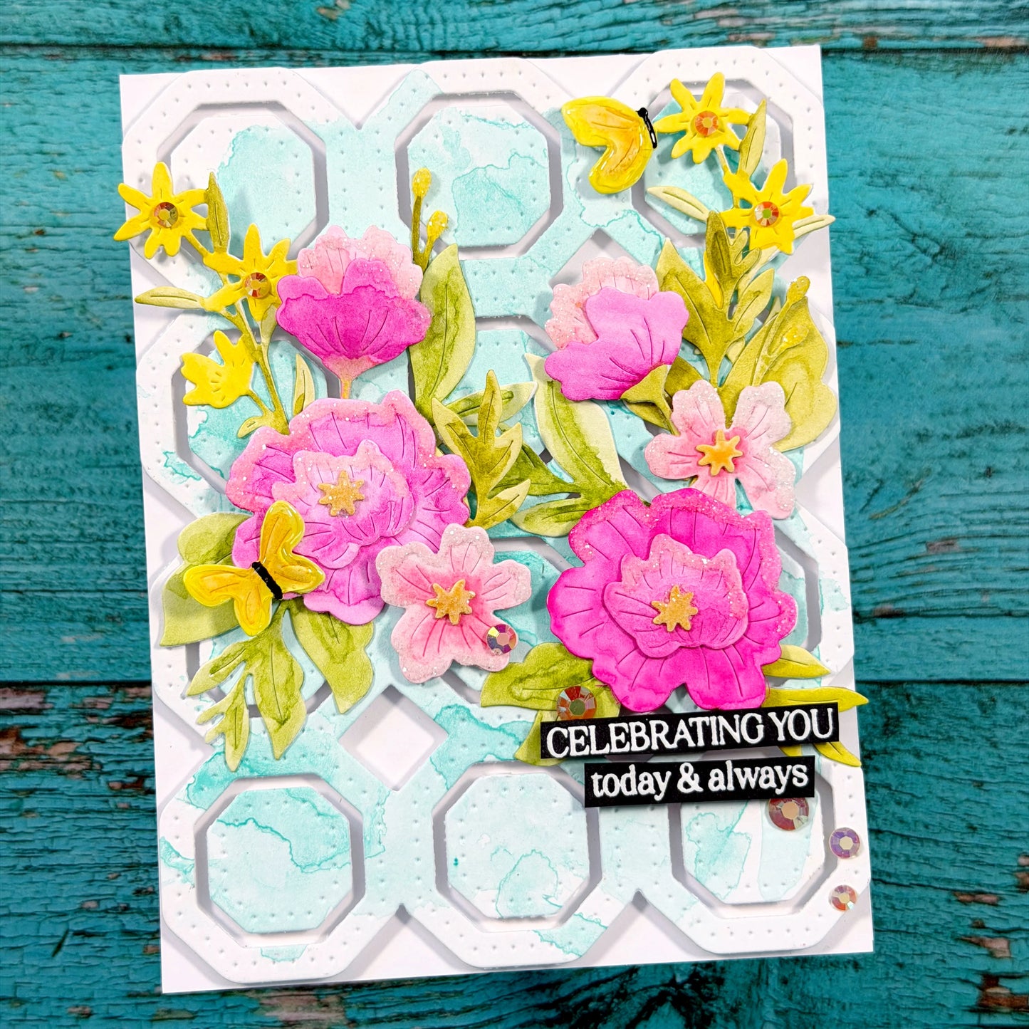 Pinkfresh - Golden Poppies Die & Stencil Bundle