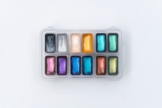 HIMI - Jelly Cup Gouache Paint Set - Color Changing Set