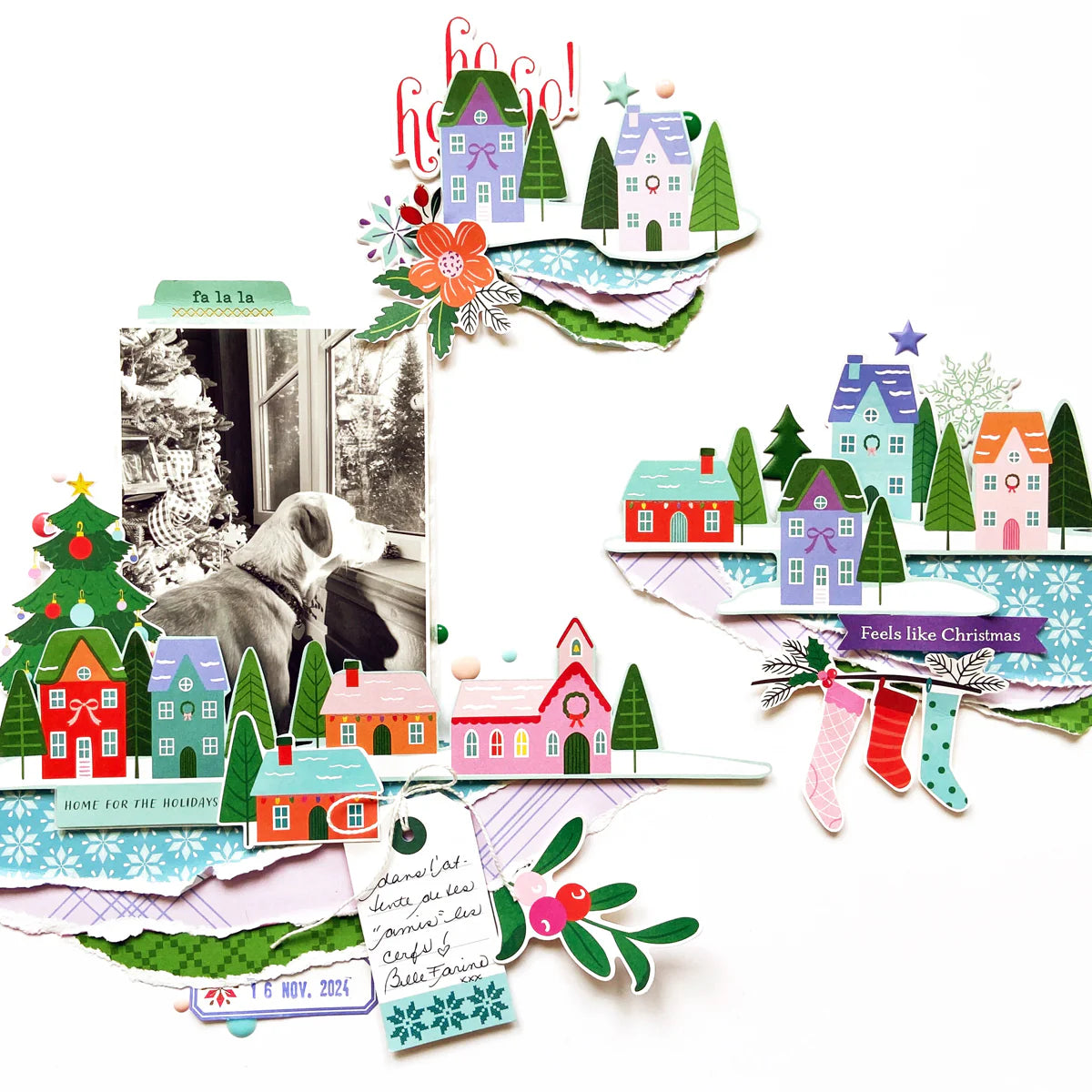 Pinkfresh - Very Merry Christmas - Phrase Stickers