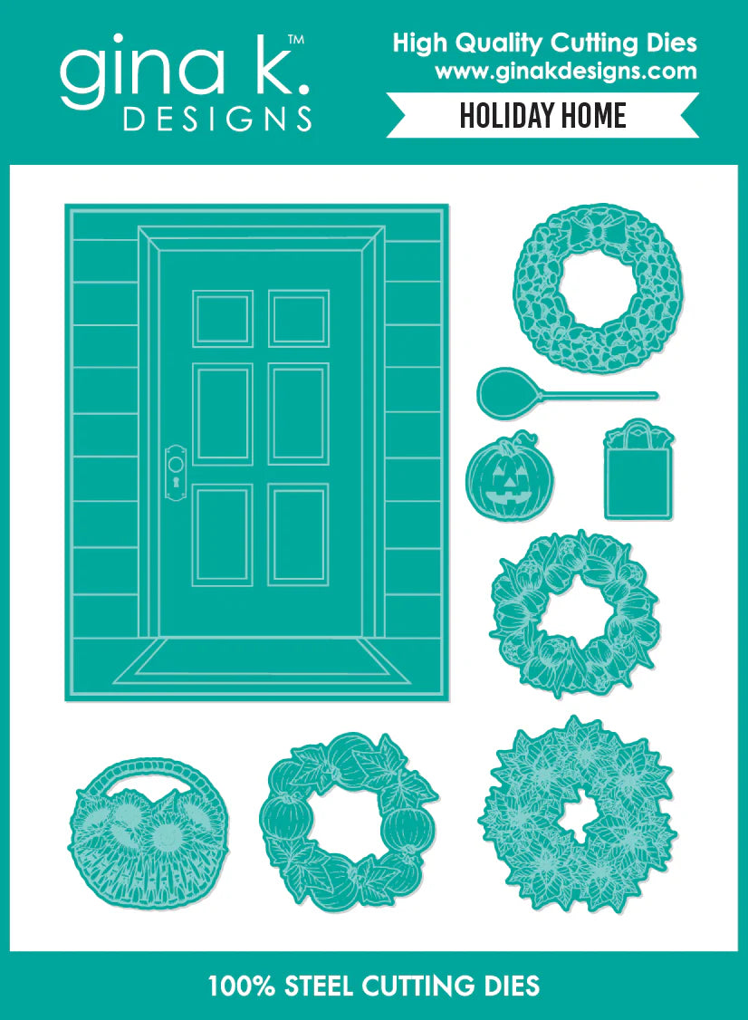 Gina K. - Holiday Home Stamp & Die Bundle