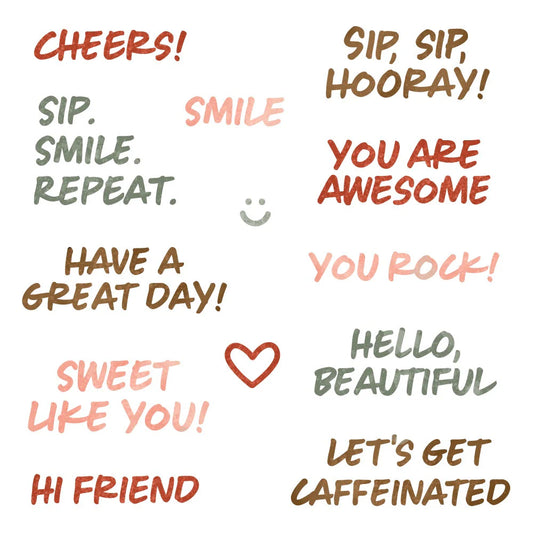Honey Bee - Sip. Smile. Repeat. - Stamp & Die Bundle