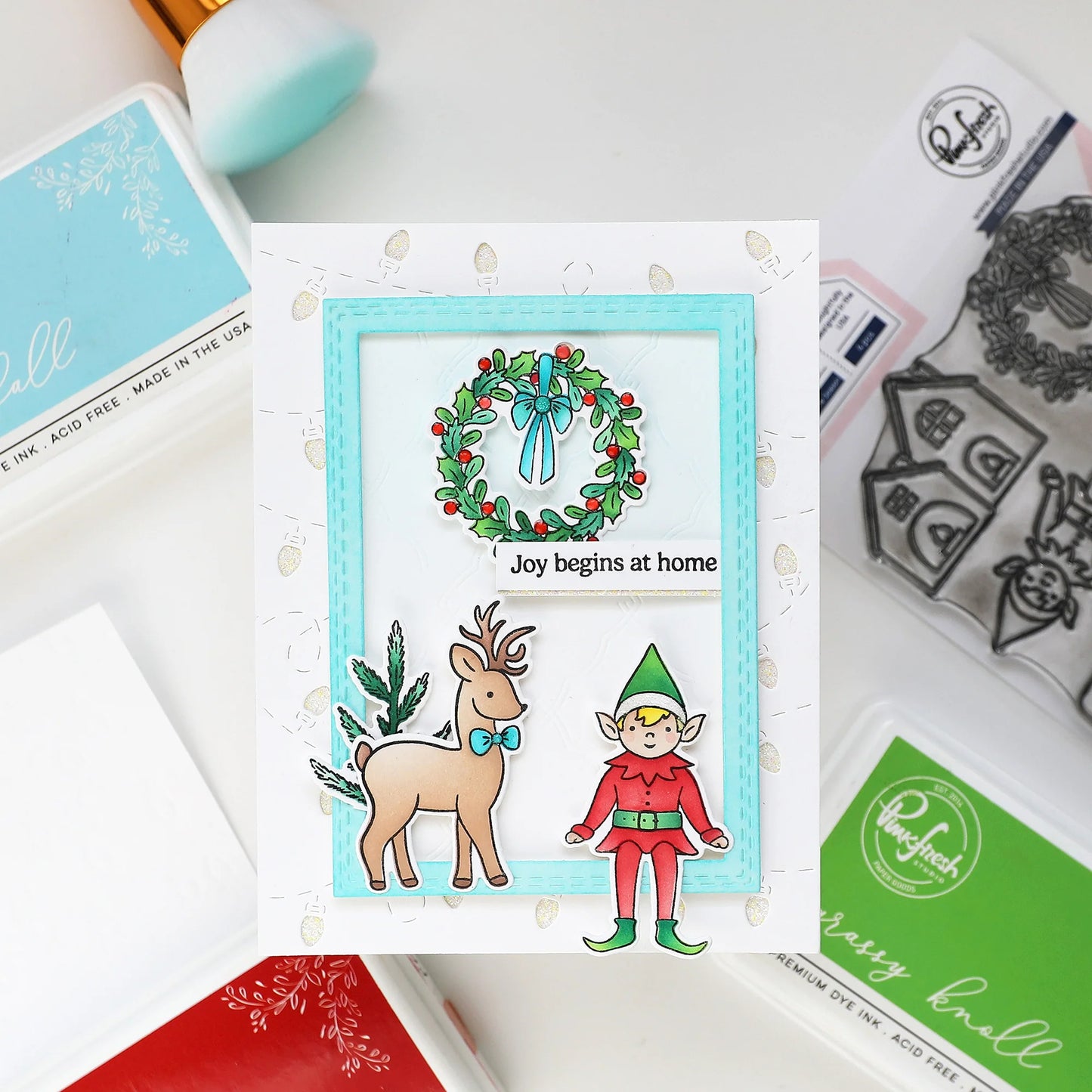 Pinkfresh - The Shelf Edit: Magic of the Season Stamp, Die & Stencil Bundle