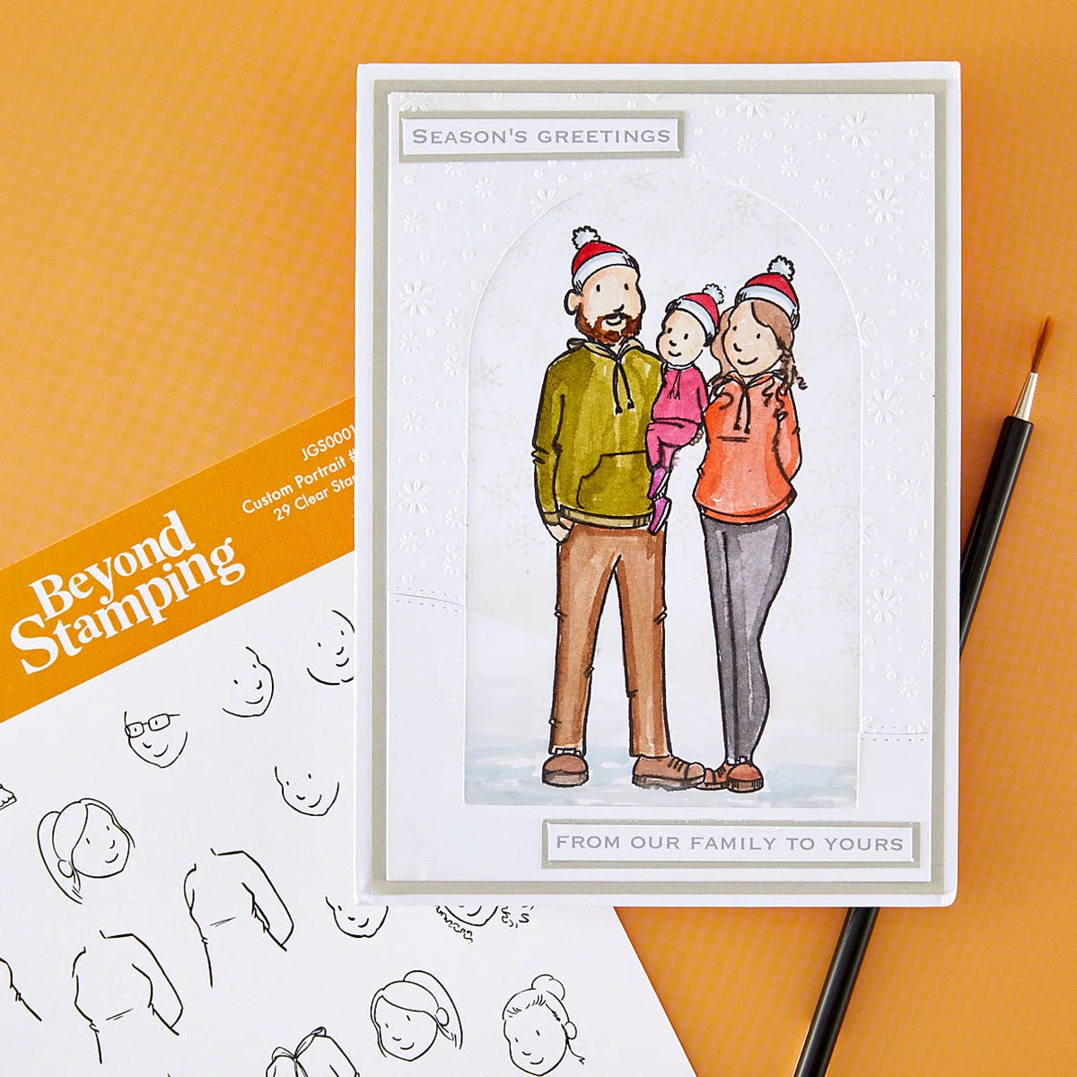 Beyond Stamping - Custom Portrait #3 Stamp Set by Josh Griffiths