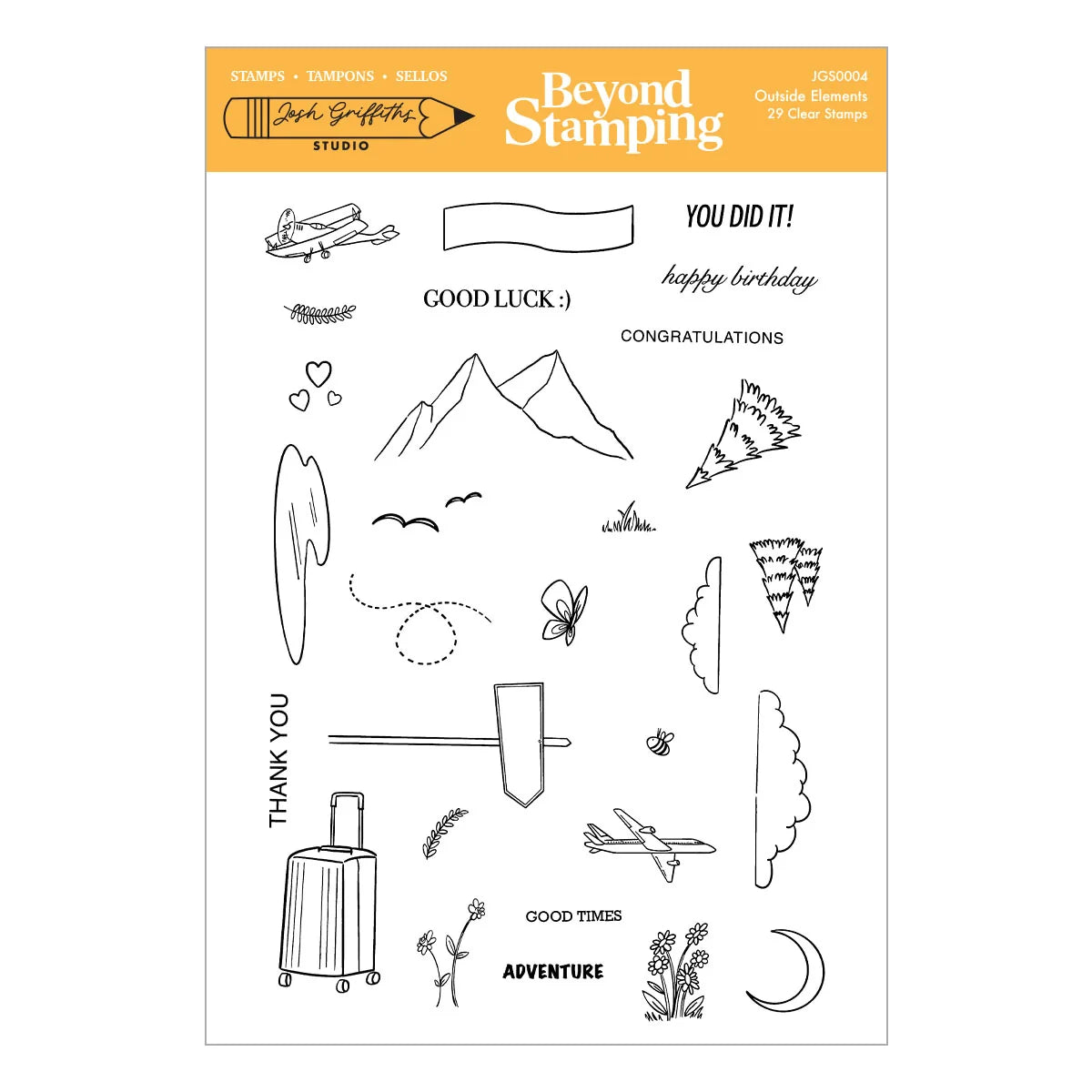 Beyond Stamping - Outside Elements Stamp Set by Josh Griffiths