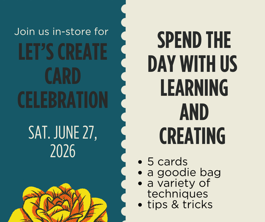 In-Person Class - Let's Create Card Celebration