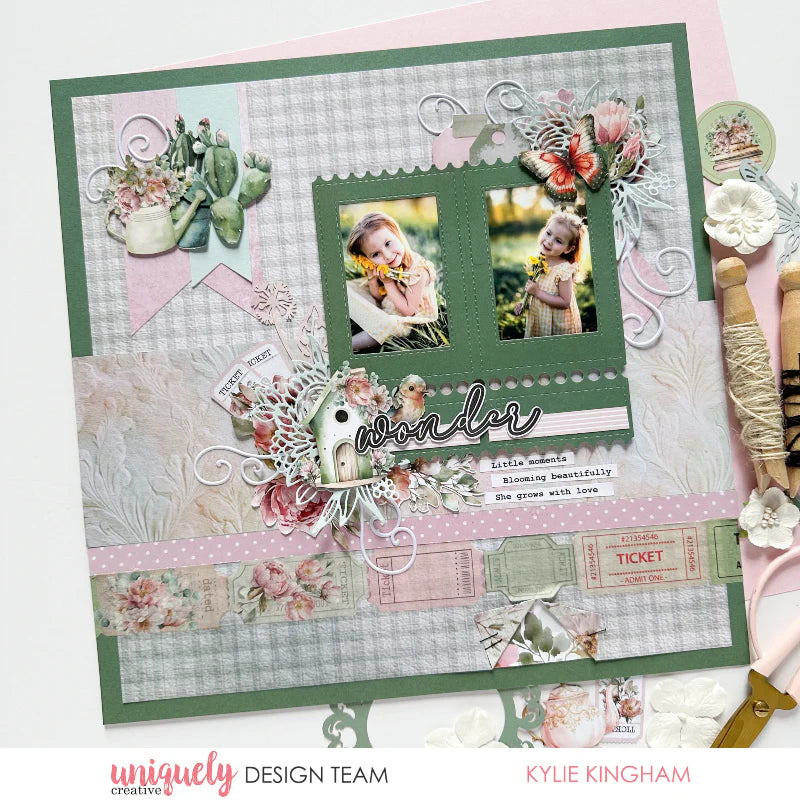 Uniquely Creative - Folding Ticket Frame Die