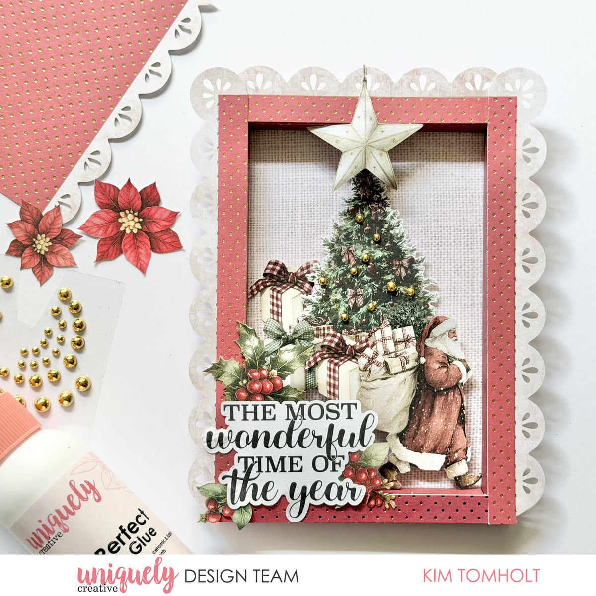 Uniquely Creative - Christmas Keepsake - Foiled Decorative Base Layer