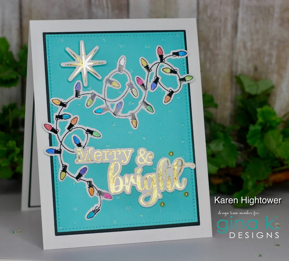 Gina K. - Let Your Light Shine Stamp, Die & Stencil Bundle