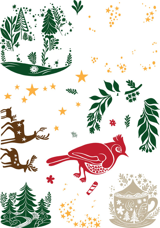 LDRS - Cozy Days Inlay Stamp Set