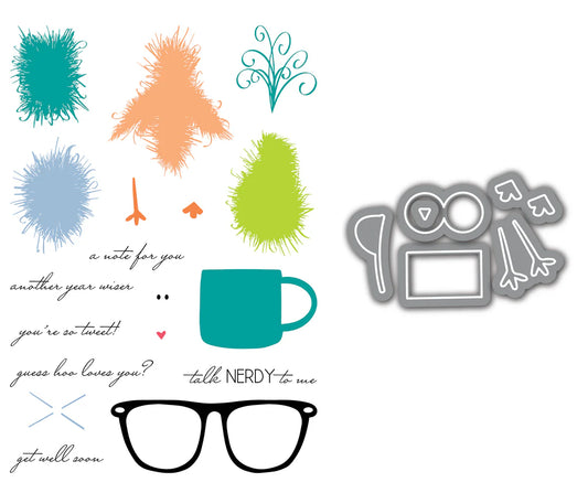 LDRS - Fuzzy Wuzzies Stamp & Die Bundle
