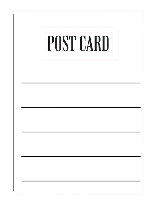 LDRS - Post Card Stamp Set