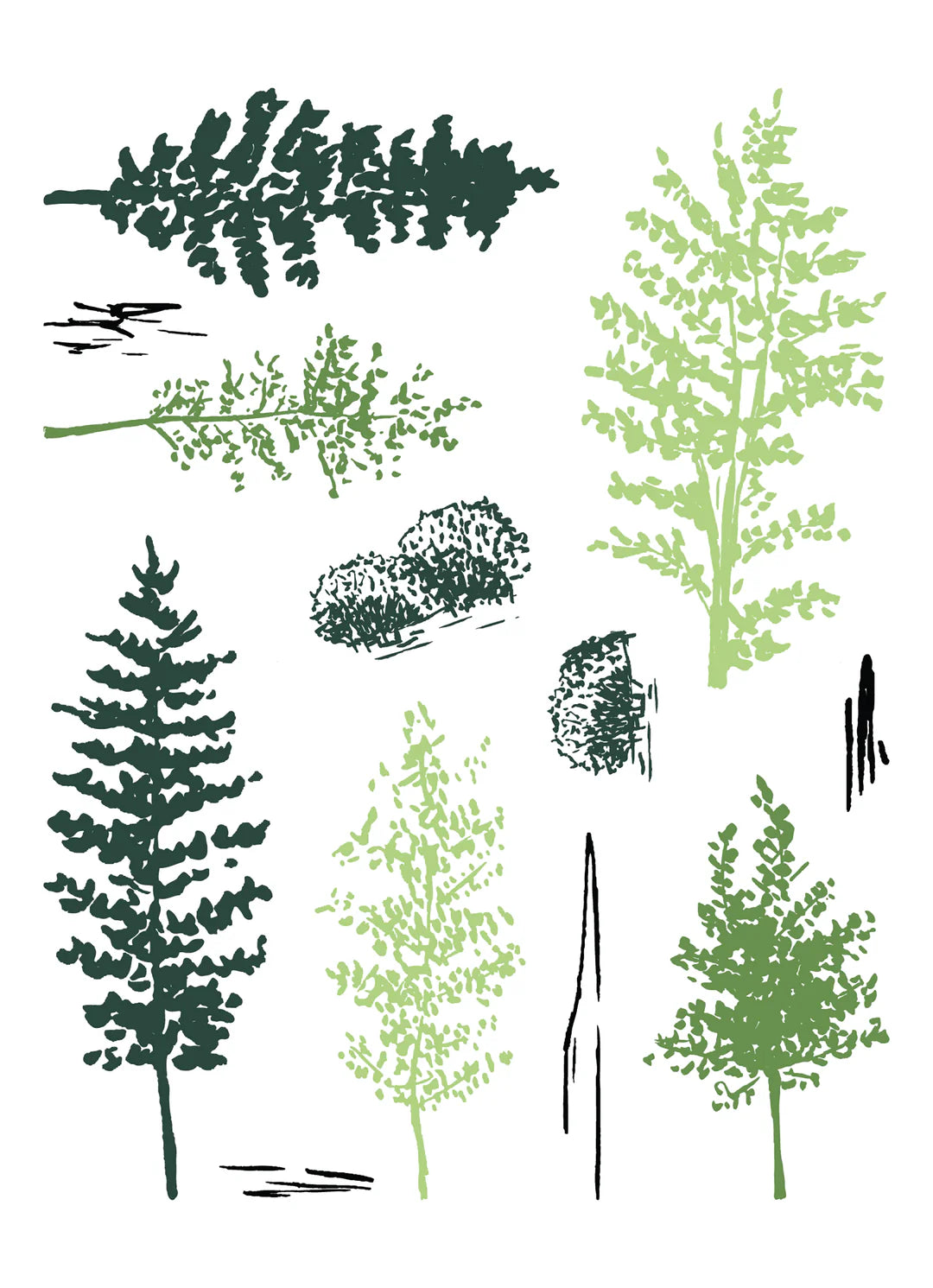 LDRS - Trees Stamp & Die Bundle