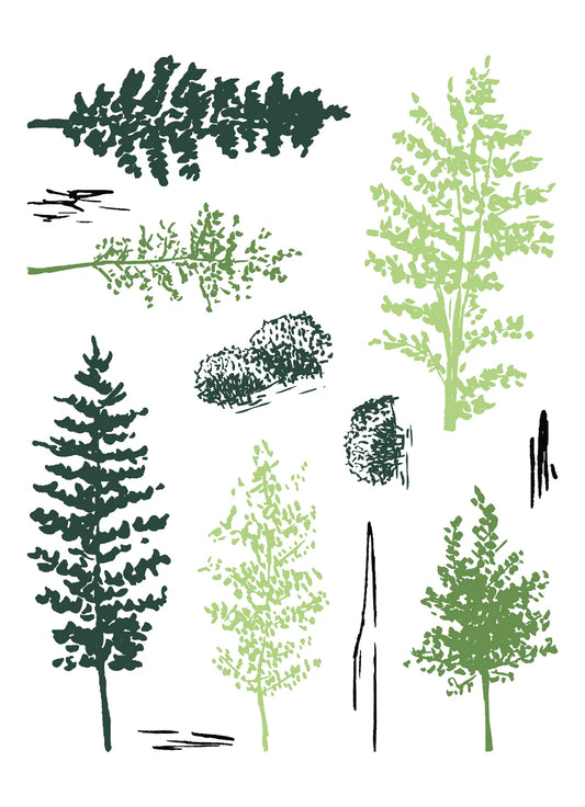 LDRS - Trees Stamp & Die Bundle