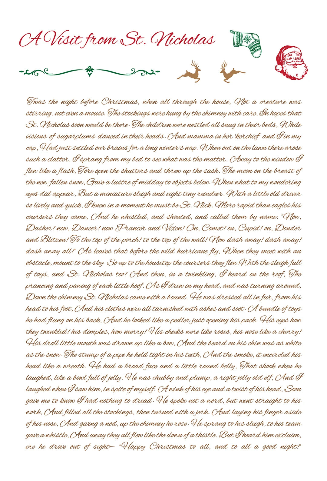 LDRS - A Visit from St. Nicholas Background Stamp